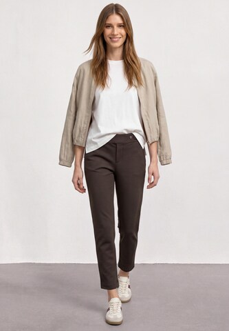 STREET ONE Slim fit Pants in Brown