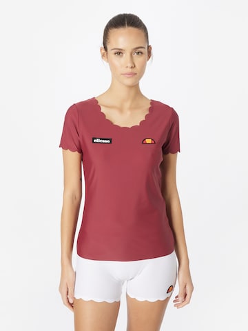 ELLESSE Performance Shirt 'Evielyn' in Red: front