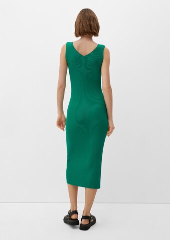 s.Oliver Knitted dress in Green