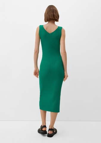 s.Oliver Knitted dress in Green