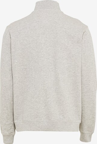 CAMEL ACTIVE Meliertes Sweatshirt mit Stehkragen in Grau