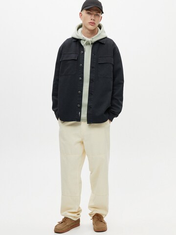 Pull&Bear Overgangsjakke i sort