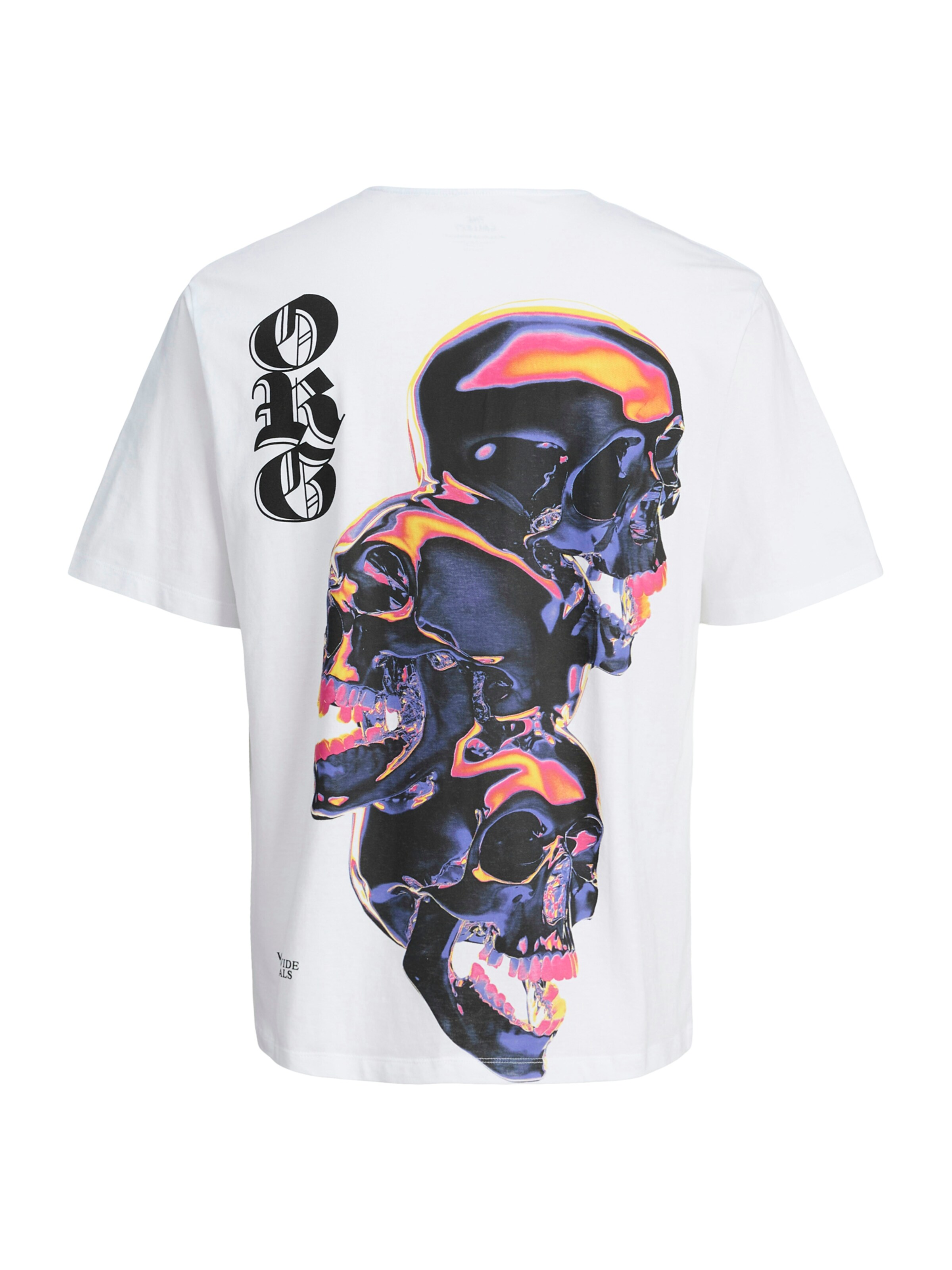 T-Shirt 'JORSTEEL GALLERY' JACK & JONES en blanc