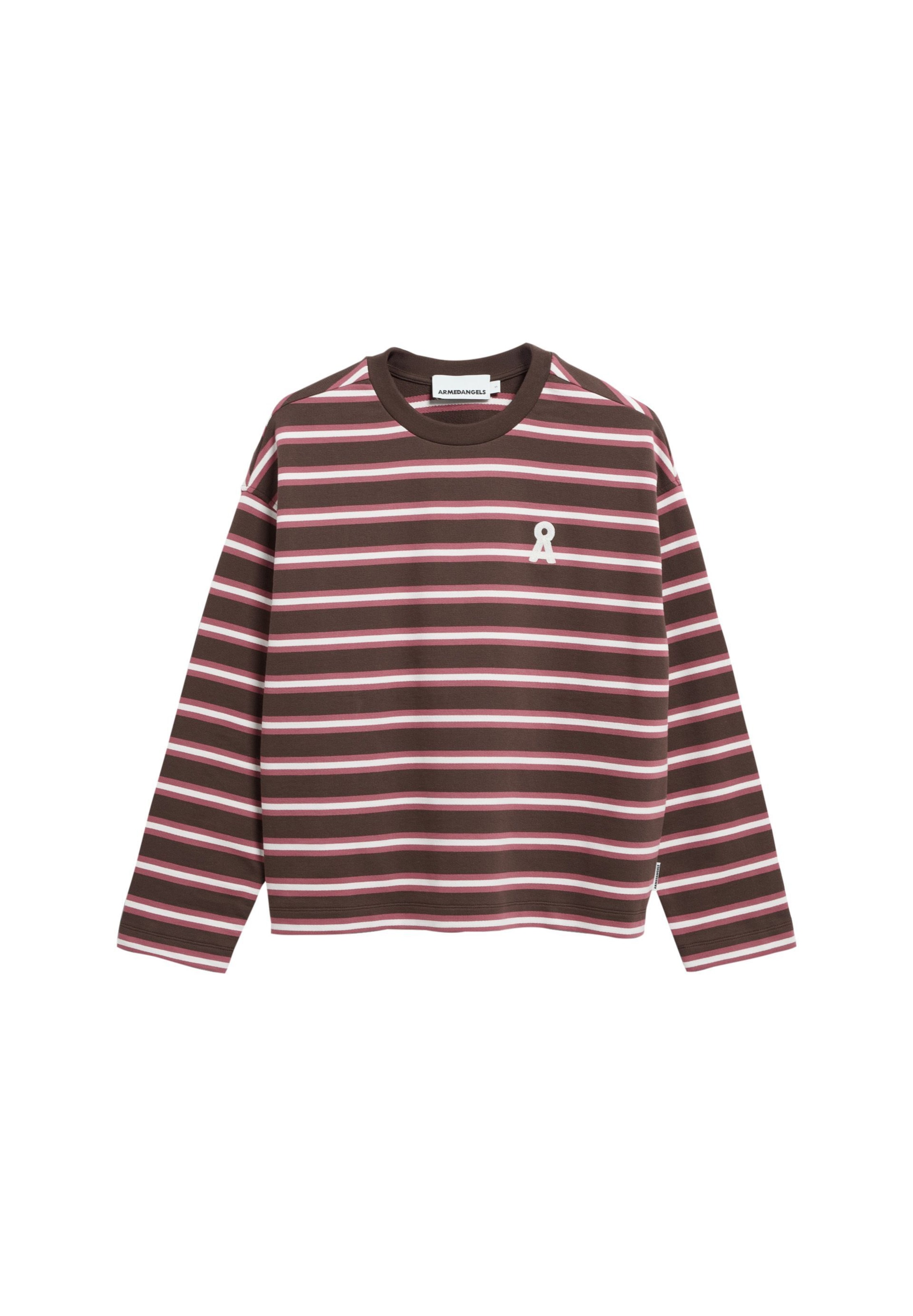 ARMEDANGELS Pullover ICONIC Å 'FRANKAA' in Braun: Vorderseite