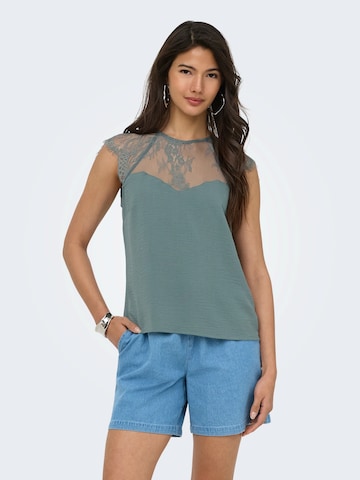 ONLY Top 'ONLMETTE' in Groen: voorkant