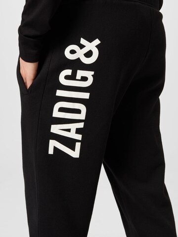 Zadig & Voltaire Tapered Broek in Zwart