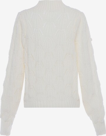 Pull-over faina en blanc