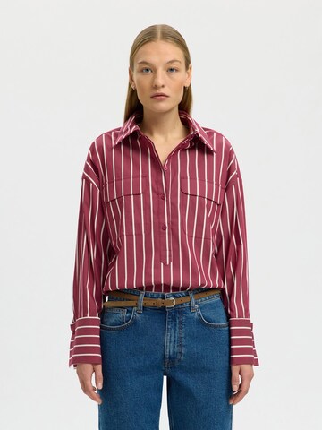 SELECTED - Blusa en lila: frente