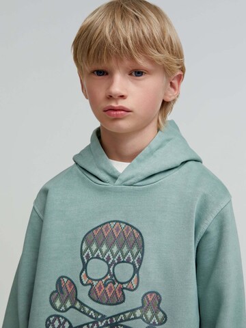 Scalpers Свитшот 'Kilim Skull' в Синий
