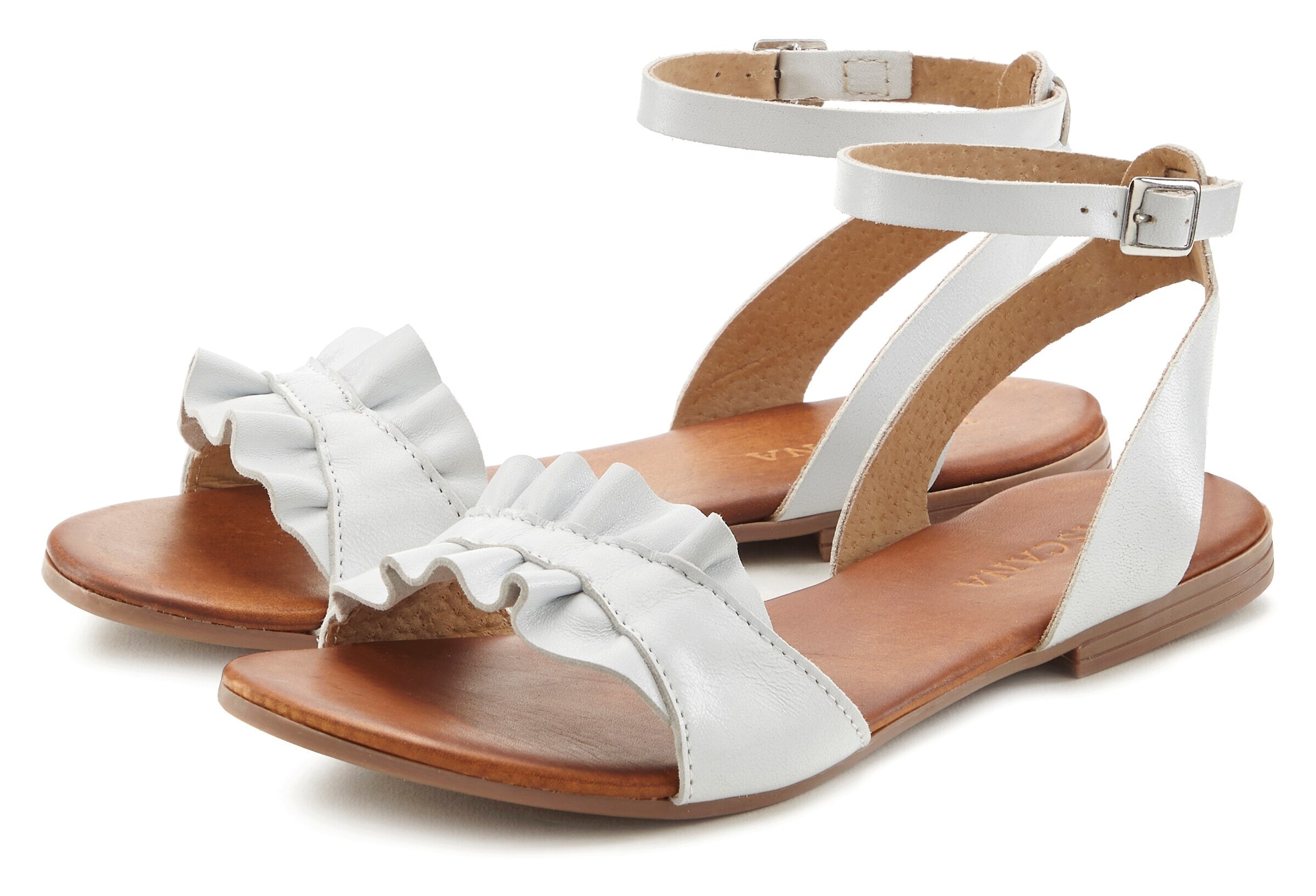 LASCANA Strap Sandals in White