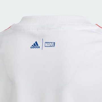 T-Shirt fonctionnel 'Adidas x Marvel Avengers' ADIDAS SPORTSWEAR en blanc