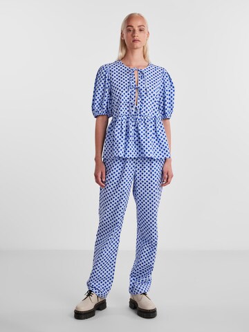 Camicia da donna 'JOLLY' di PIECES in blu