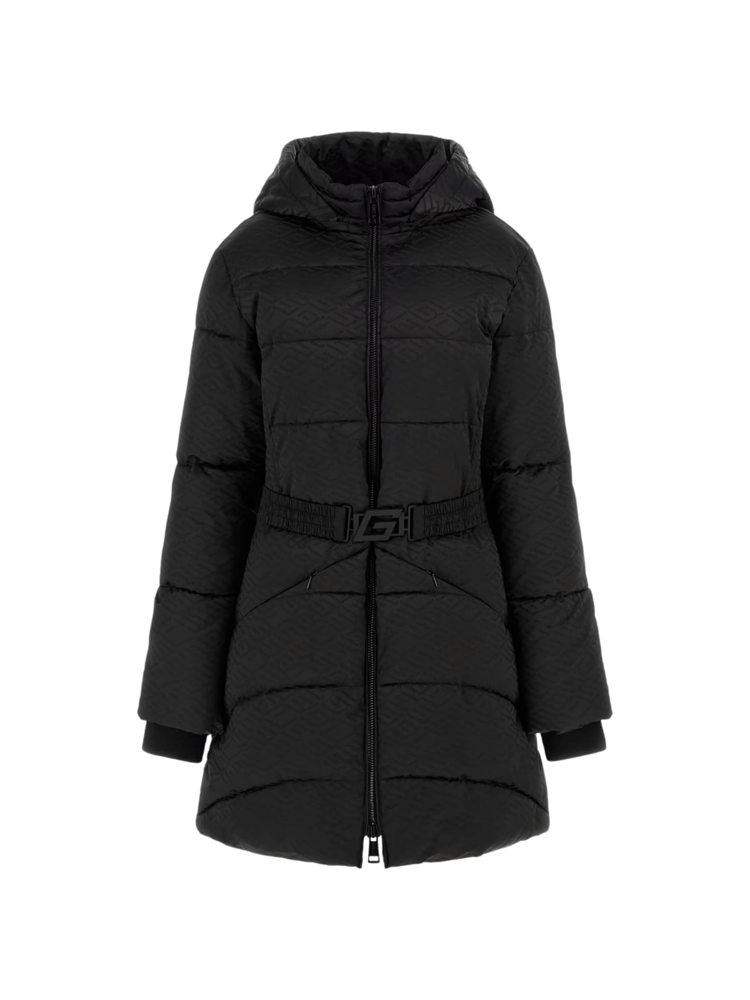 Manteau d’hiver 'SELINE' GUESS en noir : devant