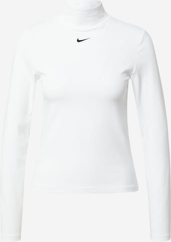 Nike Sportswear Тениска в бяло: отпред