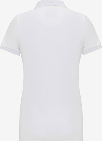 DENIM CULTURE - Camisa 'Isolde' em branco