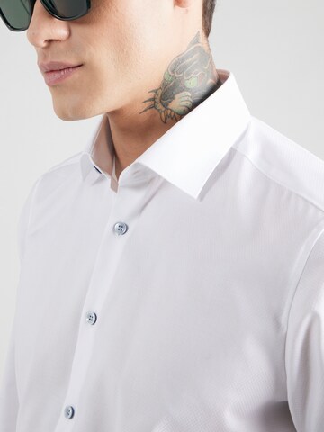 OLYMP Slim fit Button Up Shirt in White