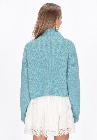 IZIA Trui 'Fashion Look' in Blauw