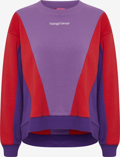 The Jogg Concept Sweatshirt 'SAFINE' in lila / rot, Produktansicht