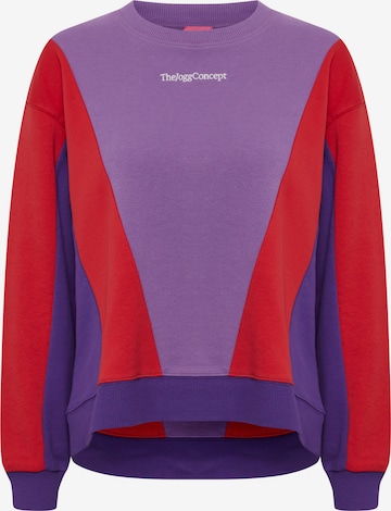 The Jogg Concept Sweatshirt 'SAFINE' in Lila: voorkant