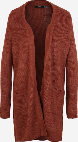 VERO MODA Knit Cardigan 'Jaca' in Brown: front