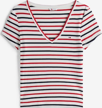 Maglietta 'ESSENTIAL' di Tommy Jeans in bianco: frontale