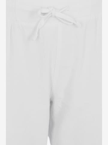 Zizzi Loosefit Broek 'Jeasy' in Wit