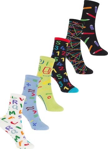 footstar Socks 'Funny Socks' in White: front