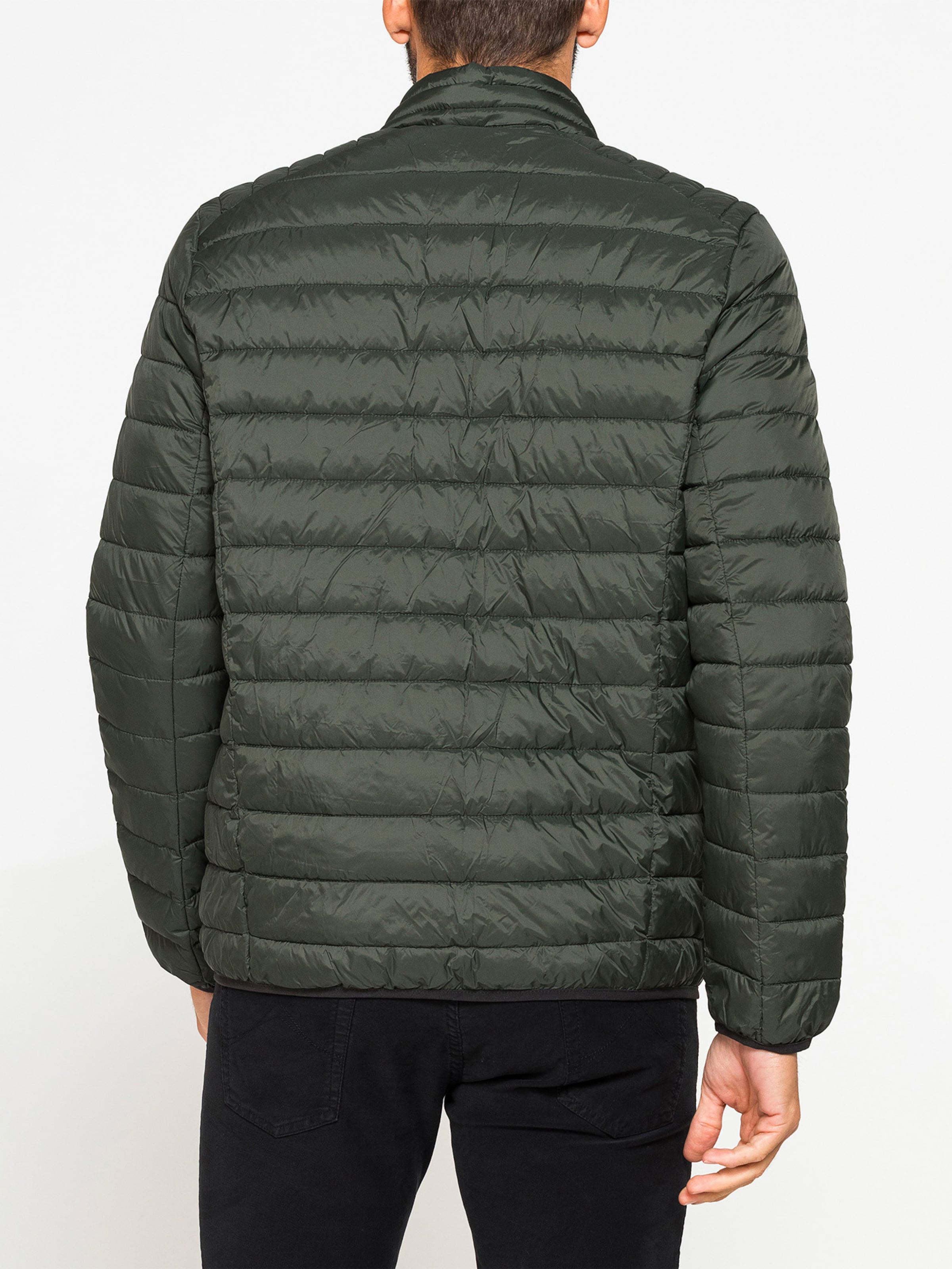 Carrera Jeans Outdoorjacke 'Upright-Collar'‌‌‌‌‌‌ in Grün