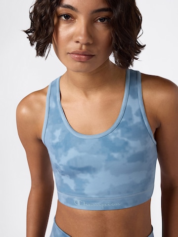 Champion Authentic Athletic Apparel Бюстие Спортен сутиен в синьо