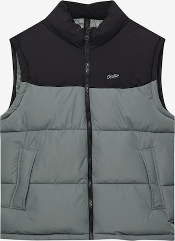 Pull&Bear Vest in Blue: front