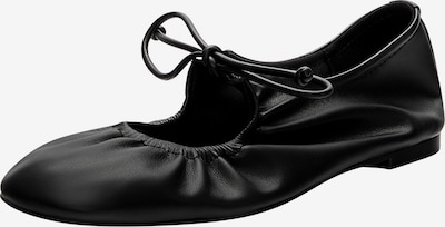 Pull&Bear Strap ballerina in Black, Item view