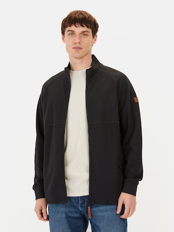 CAMEL ACTIVE Zip-Up Hoodie in Grey: front