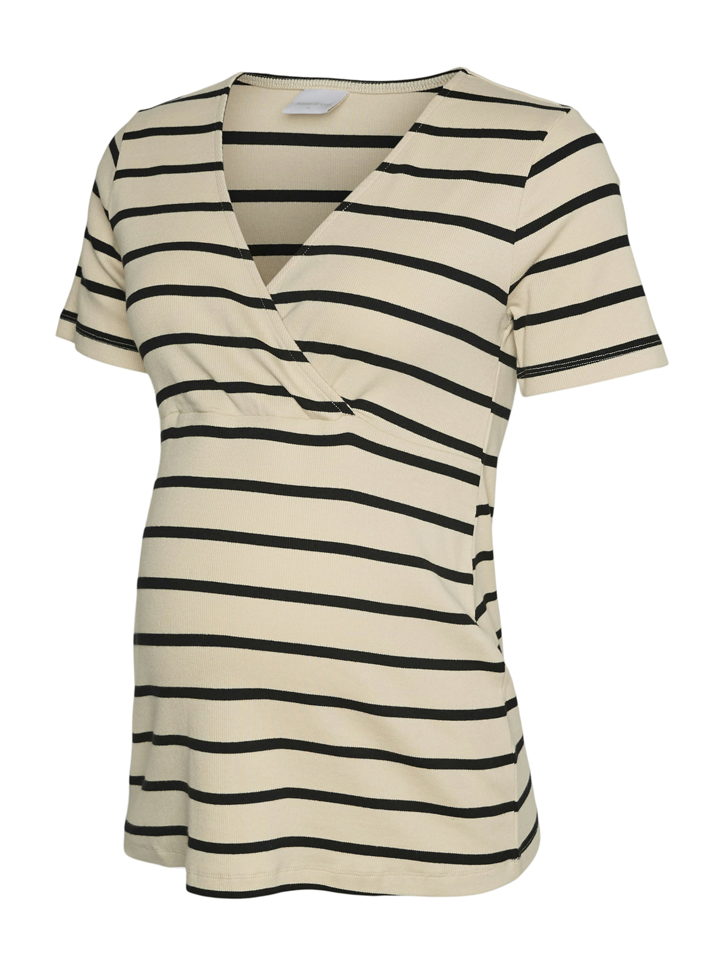 MAMALICIOUS T-shirt 'MLLANE' i beige: framsida