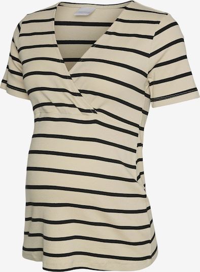 MAMALICIOUS Majica 'MLLANE' u bež / crna, Pregled proizvoda