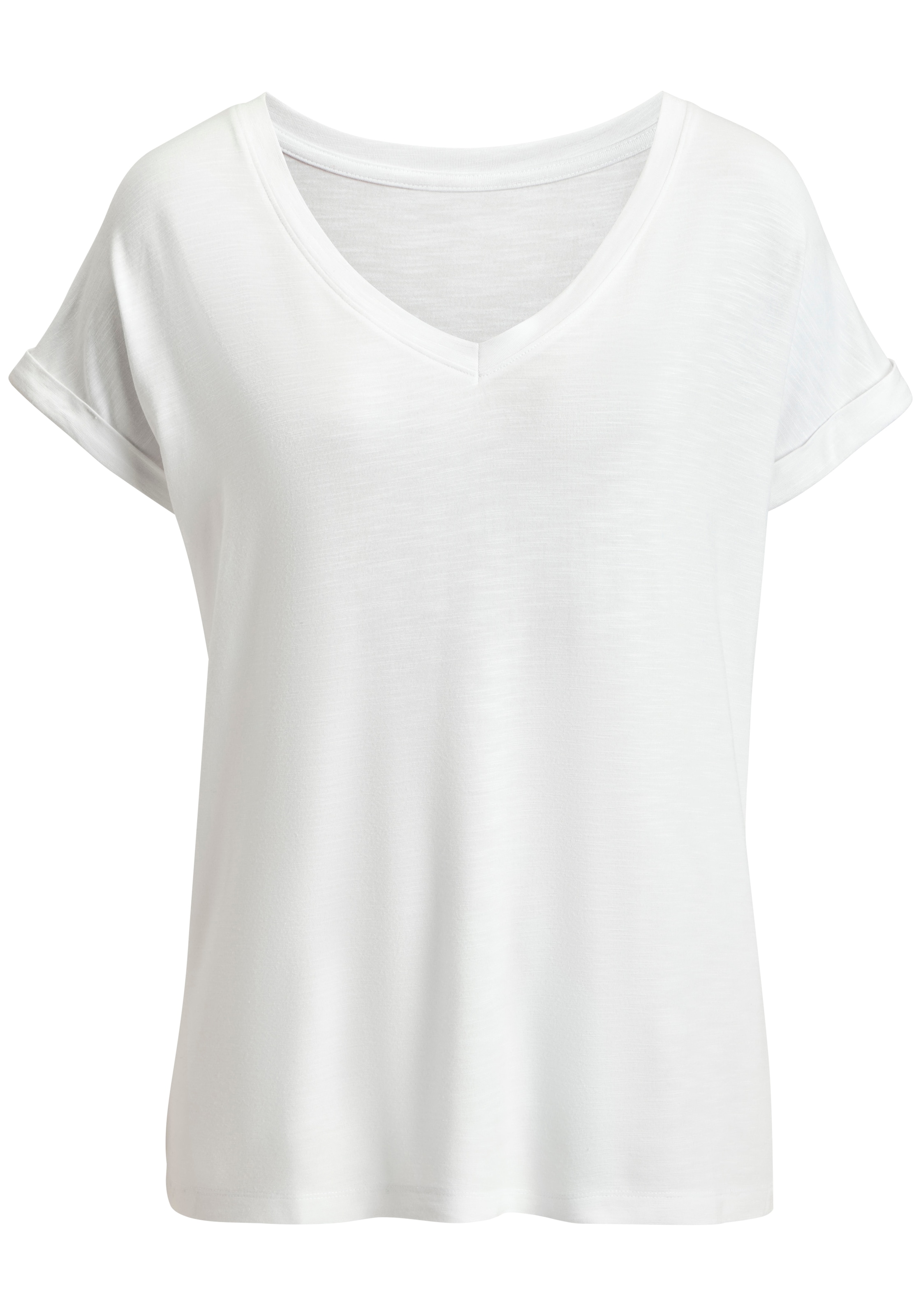 BEACH TIME T-Shirt in Weiß: Vorderseite