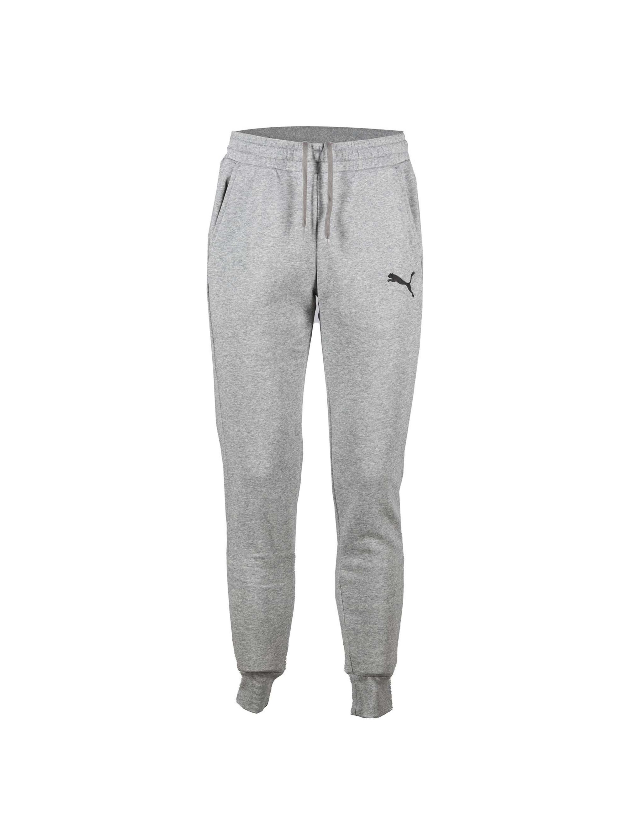 Effilé Pantalon de sport 'Teamgoal 23' PUMA en gris : devant