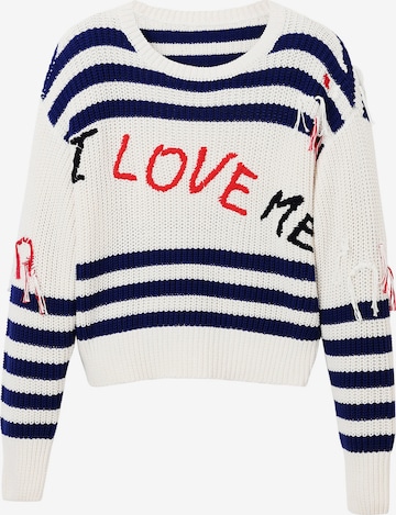 Desigual Sweater in White: front