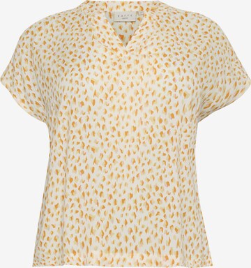 KAFFE CURVE Blouse 'Anny' in Beige: front