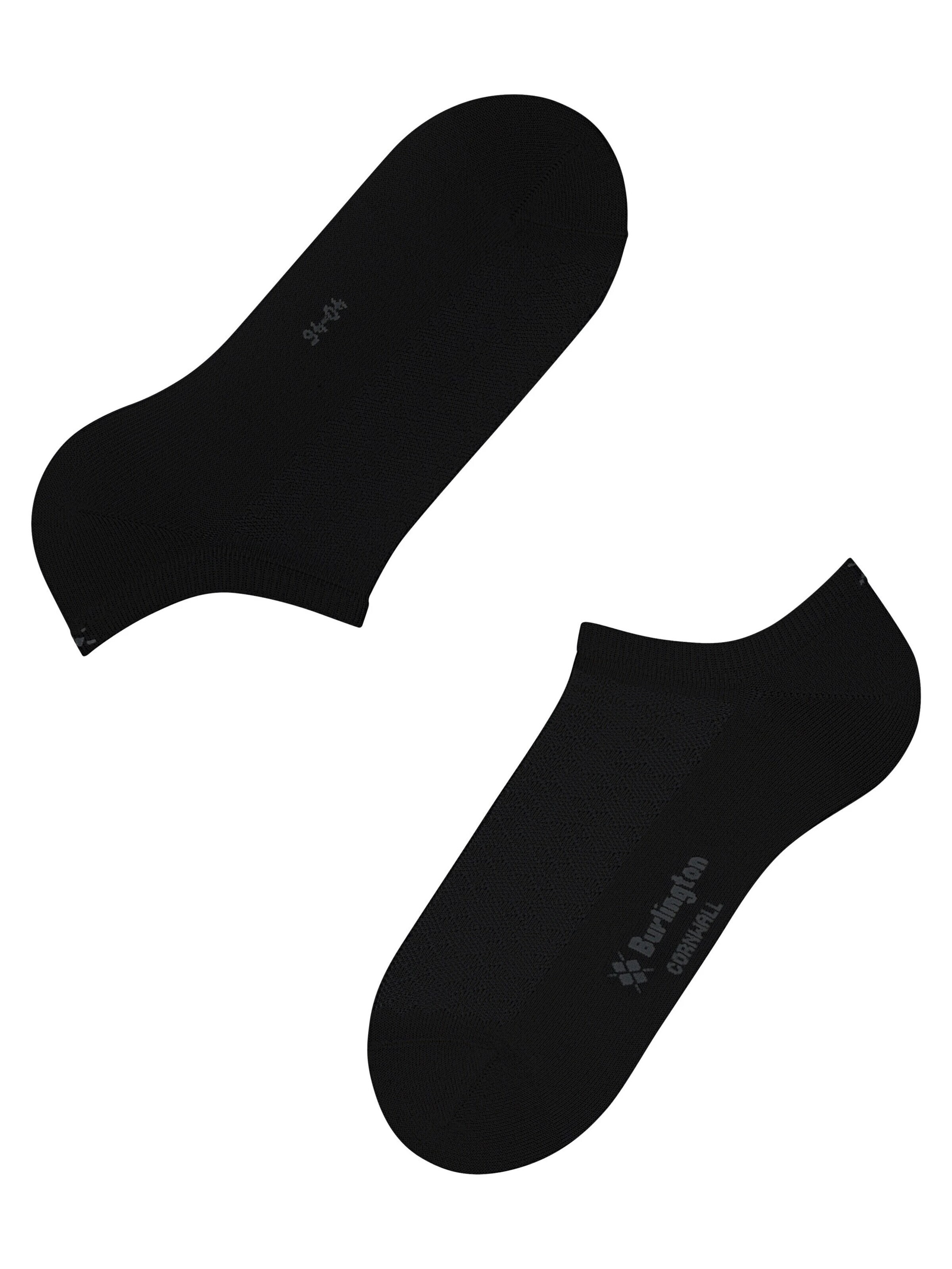 BURLINGTON Socken 'Cornwall' in Schwarz