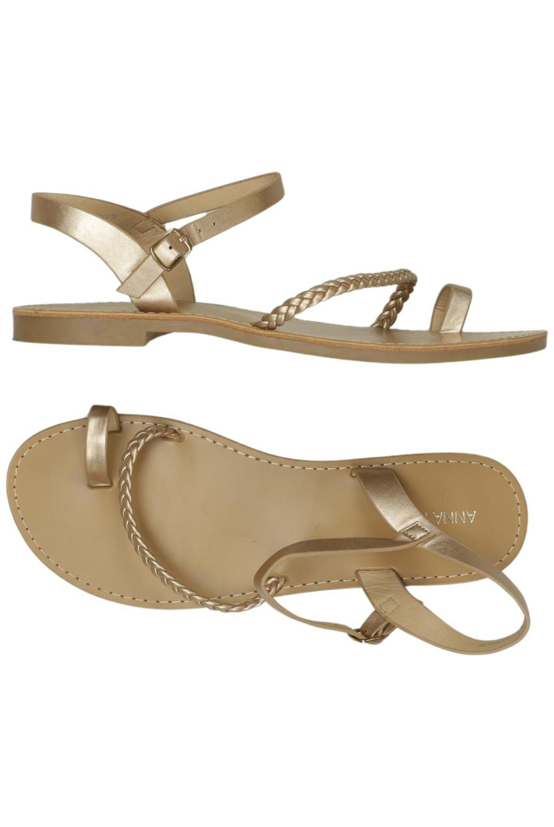 Anna Field Sandalen 39 in Gold: Vorderseite
