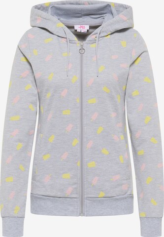 MYMO Sweatjacke 'Nolie' in Grau: predná strana