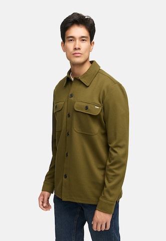 INDICODE JEANS Comfort fit Button Up Shirt 'Nello' in Green