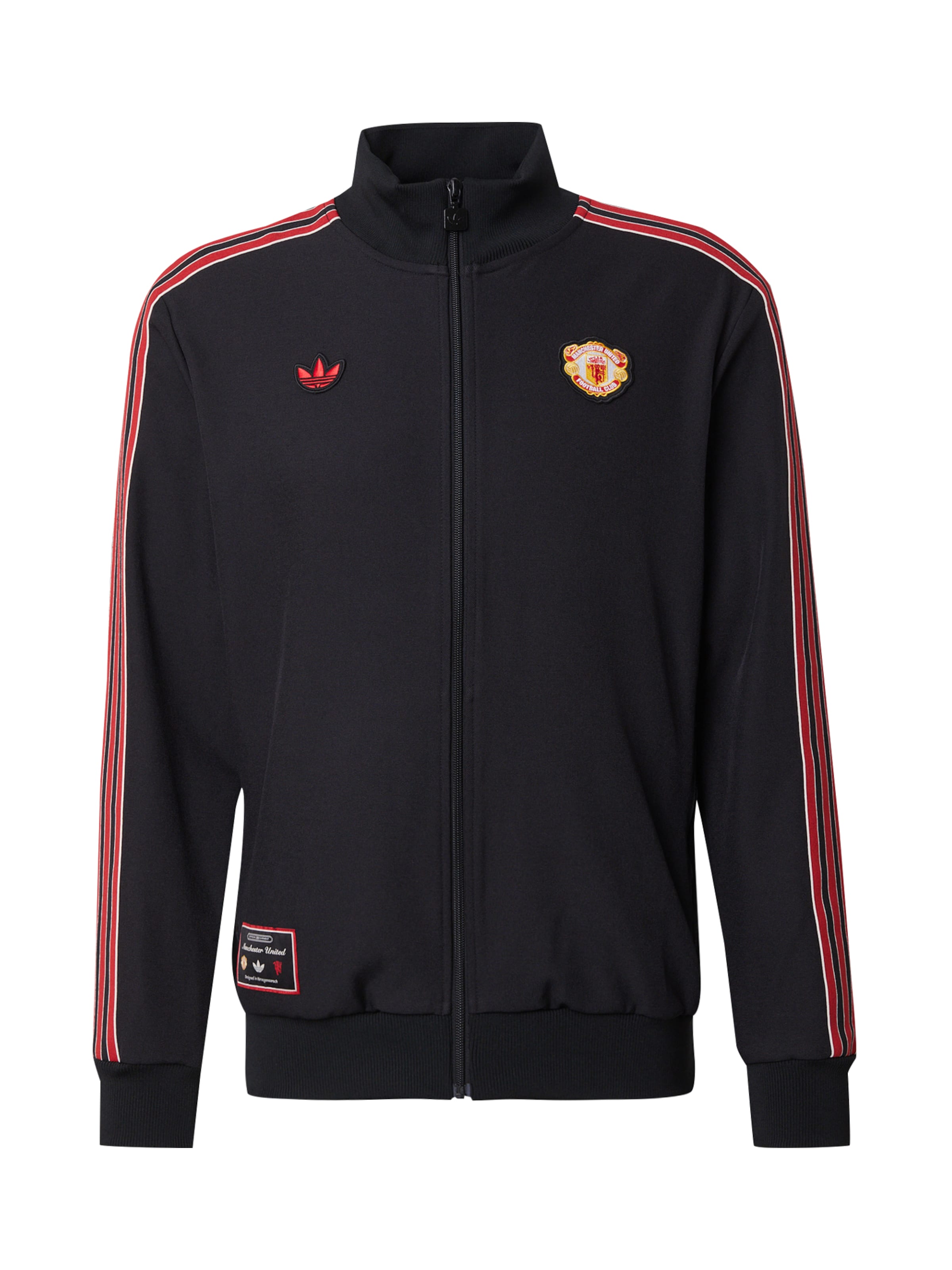 ADIDAS PERFORMANCE Αθλητική ζακέτα φούτερ 'Manchester United Terrace Icons' σε μαύρο: μπροστά