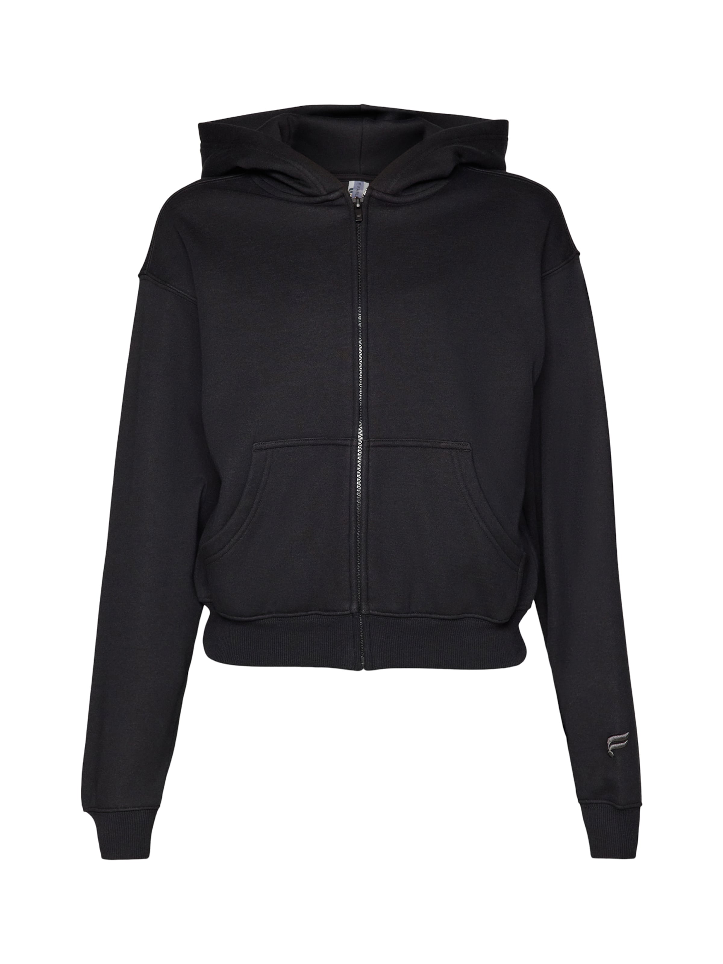 Fabletics Urheilullinen collegetakki värissä musta: etupuoli