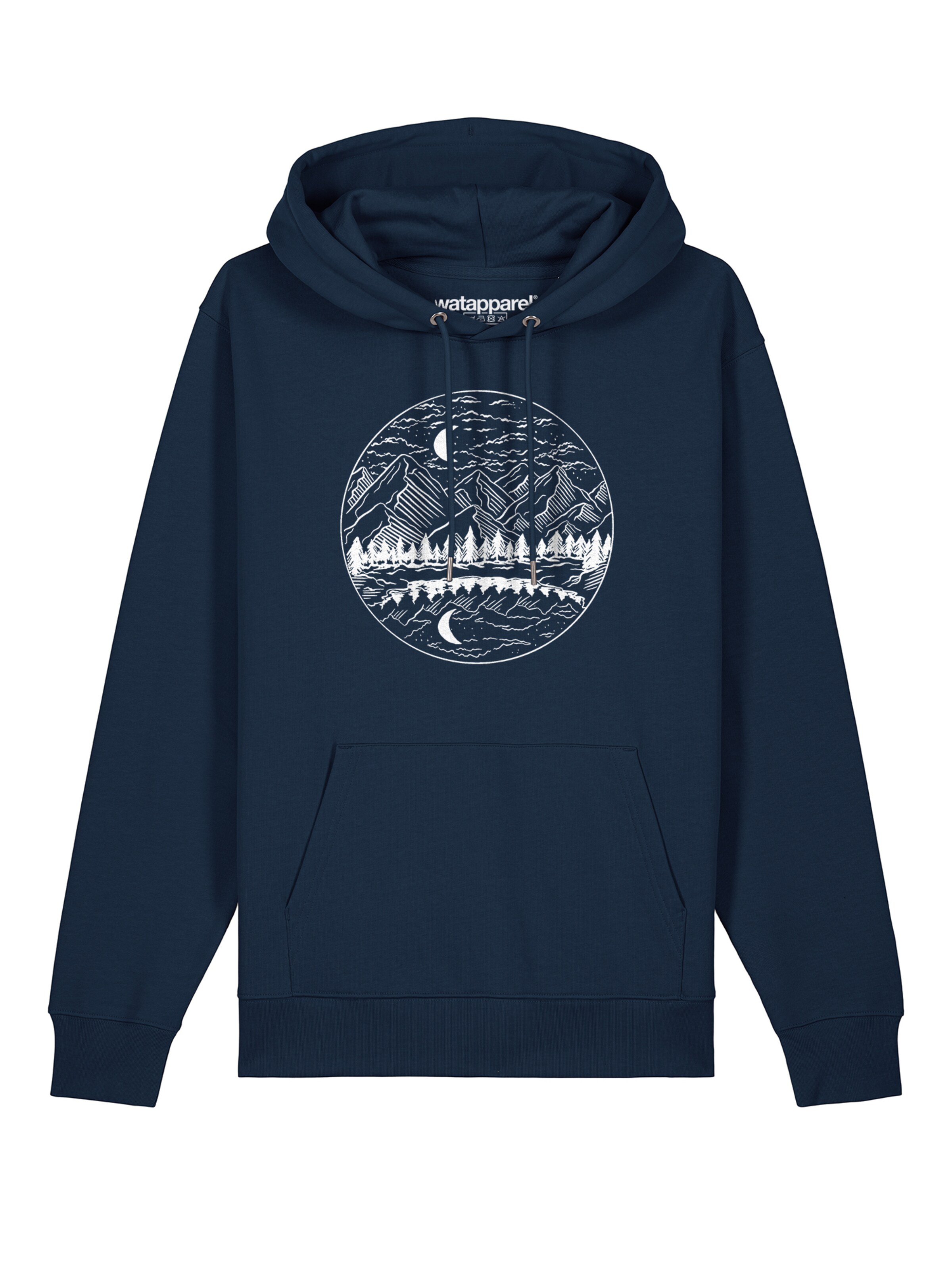 Felpa di Watapparel in blu: frontale