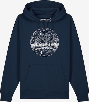 Sweat-shirt Watapparel en bleu : devant