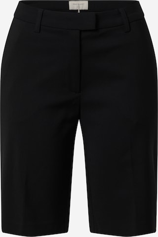 Freequent Slim fit Pleated Pants 'ISABELLA' in Black: front