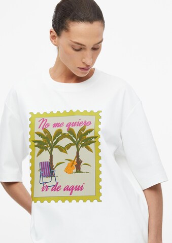 T-shirt COMMA en blanc