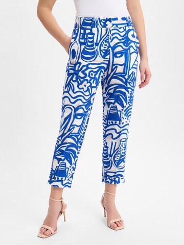 Marc Cain Regular Trousers in Blue: front