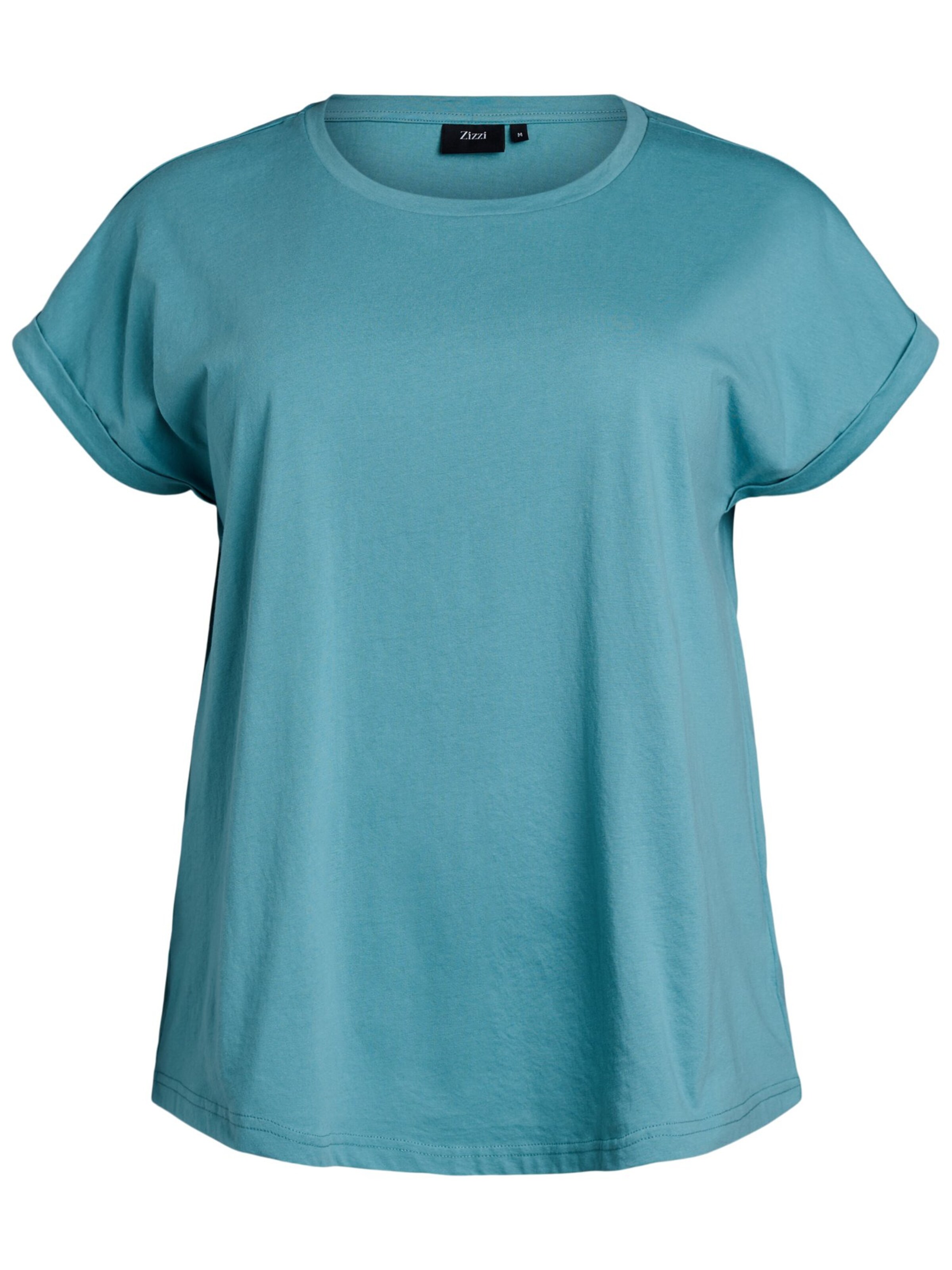 Zizzi Футболка 'Mkatja' в Синий: спереди